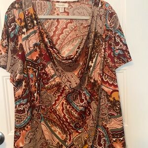 Paisley Print Women's Top